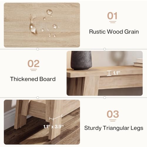 41.3 Inch Farmhouse Entryway Table