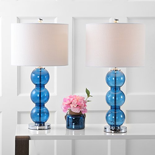 Bella 27" Glass Table Lamp (2 Count)
