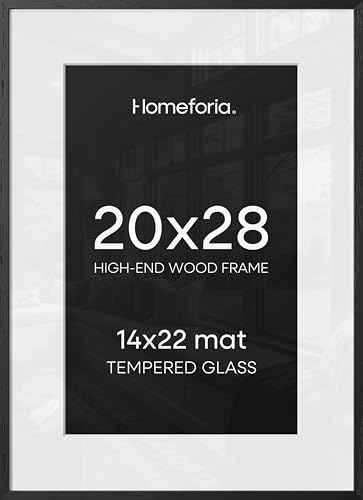 20x28 Black Oak Picture Frame