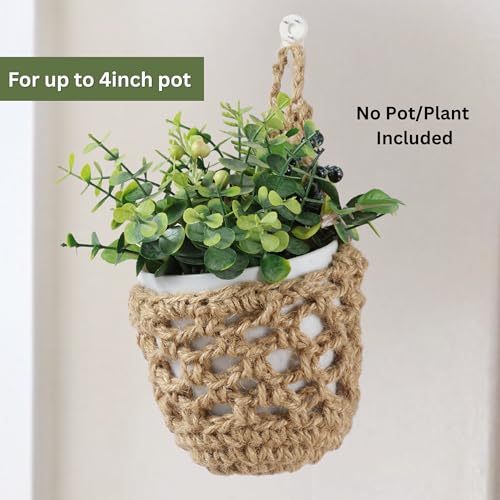 3 Packs Macrame Wall Plant Hanger for 4 in (3 Count)
