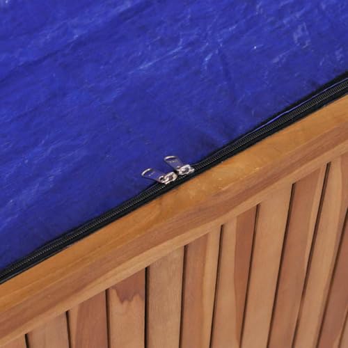 Patio Storage Box 59.1"x19.7"x22.8" Solid Acacia Wood