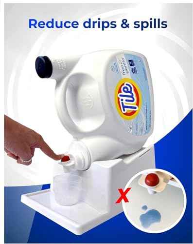 Liquid Laundry Detergent Holder Stand with Drip Tray (2 Count)