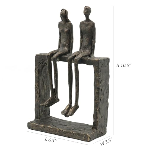 Abstract Couple Statue Minimalist Decor