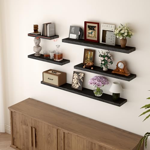 Wood Floating Shelves 18 inch (2 Count)