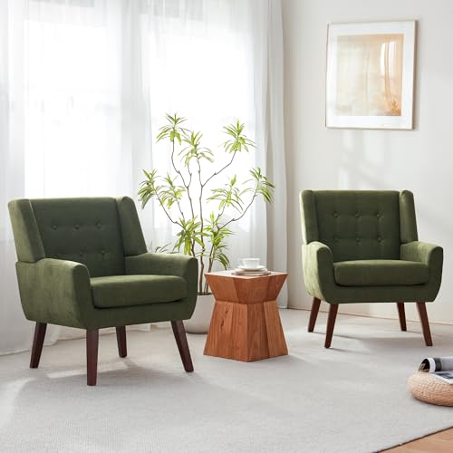 Living Room Chairs Set of 2