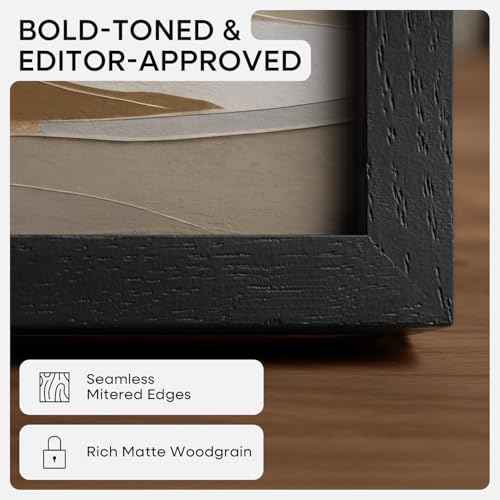 16x16 Black Oak Picture Frame
