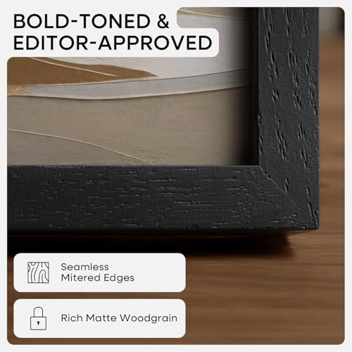 14x24 Black Oak Picture Frame (2 Count)