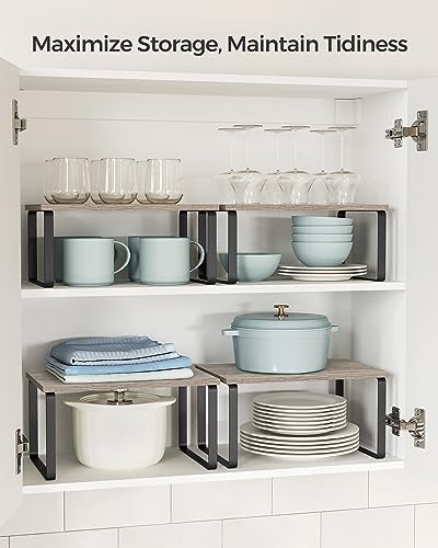 Cabinet Organizer Shelf (4 Count)