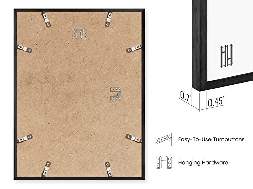 16x24 Black Metal Picture Frames (3 Count)