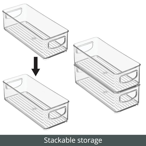 Plastic Bathroom Storage Container Bins w