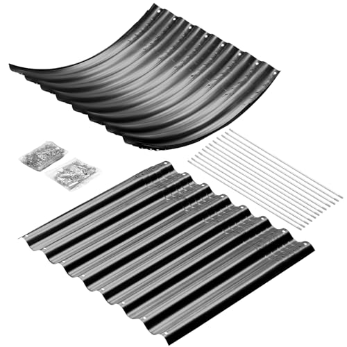 6x3x3ft Oval Galvanized Raised Garden Beds