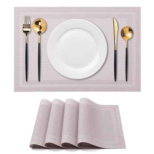 Placemats Set of 4 Washable Indoor (4 Count)