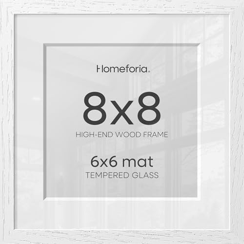8x8 White Oak Picture Frame