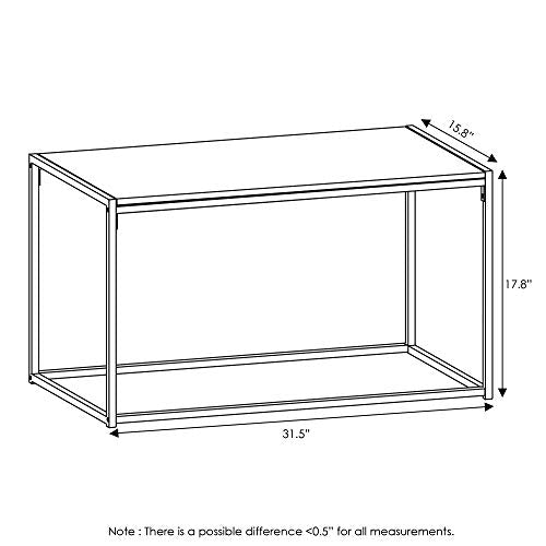 CAMNUS Metal Frame Living Room Table Set