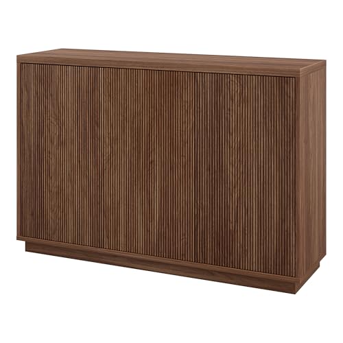 48" Fluted Modern Sideboard Buffet Cabinet