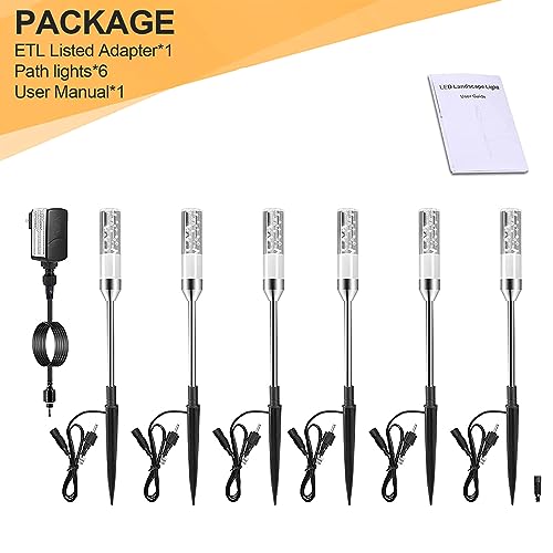 LED Pathway Lights Outdoor (6 Count)