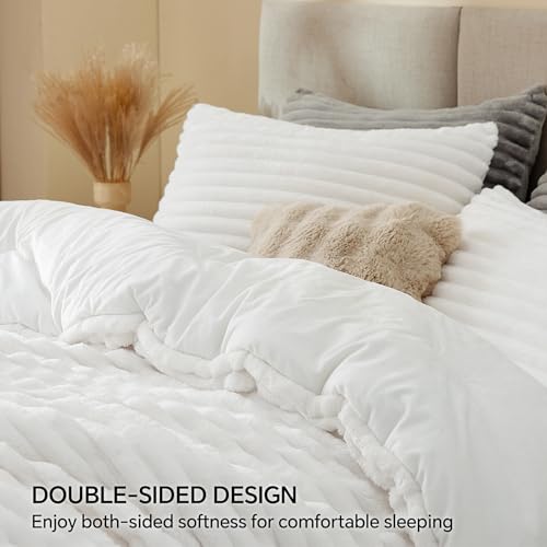 Fleece Queen Comforter Set