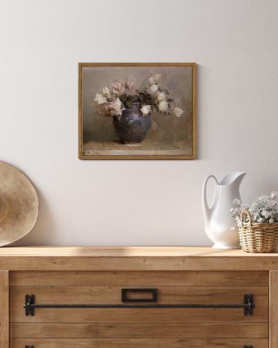 Framed Canvas Wall Art Vintage Decor