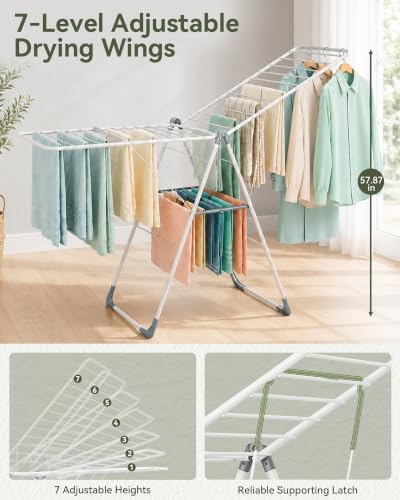 2 Tier Gullwing Clothes Drying Rack