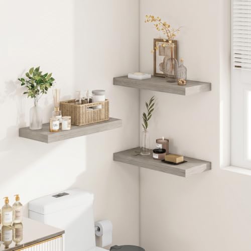 12" Deep Floating Shelves 24x12” Set of 2 (2 Count)