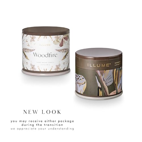 Candle Tin Woodfire Vanity 11.9 Ounce
