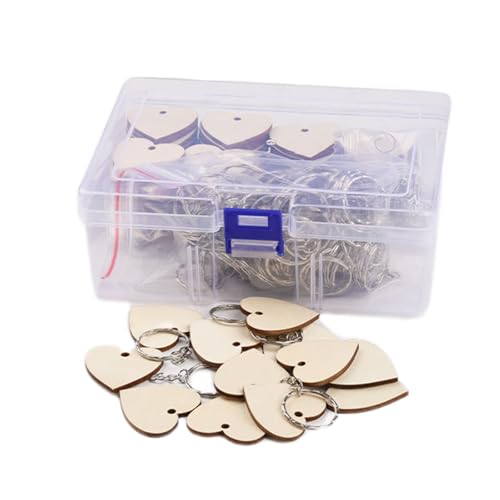 100 Pcs Blank Heart