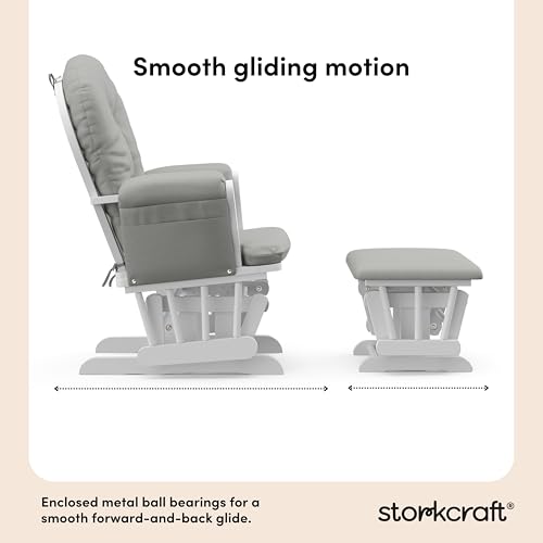 Premium Hoop Glider & Ottoman