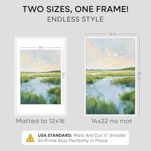 14x22 White Picture Frame