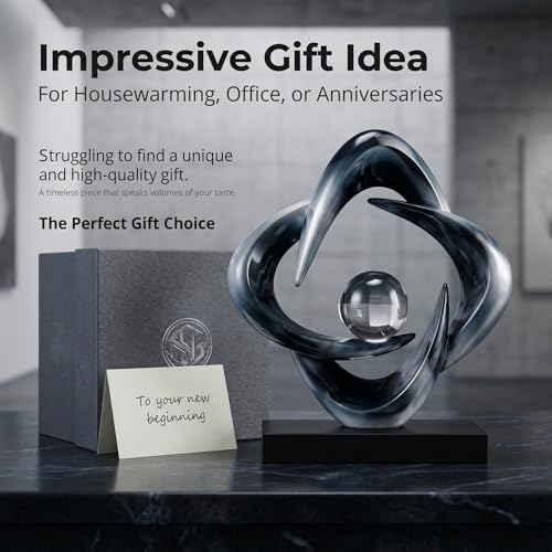 Modern Abstract Sculpture Decor