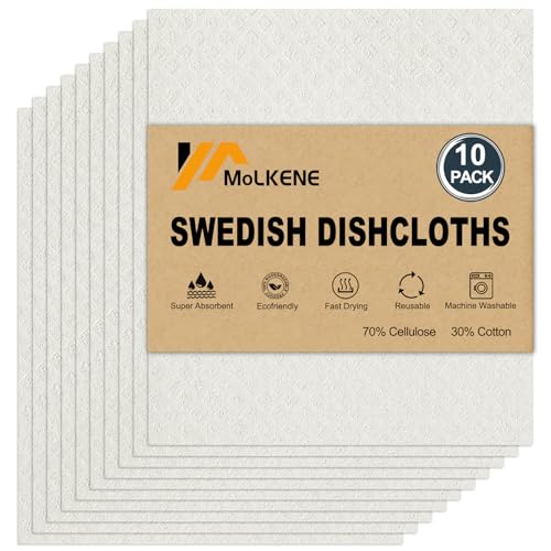 Swedish Dishcloths for Kitchen (10 Count)