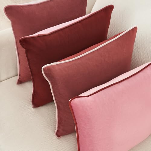 Decorative Throw Pillow Covers Cushion Cases (4 Count)