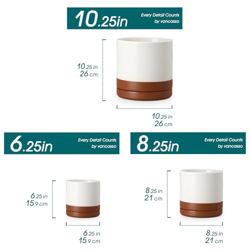 Ceramic Pots for Plants (3 Count)