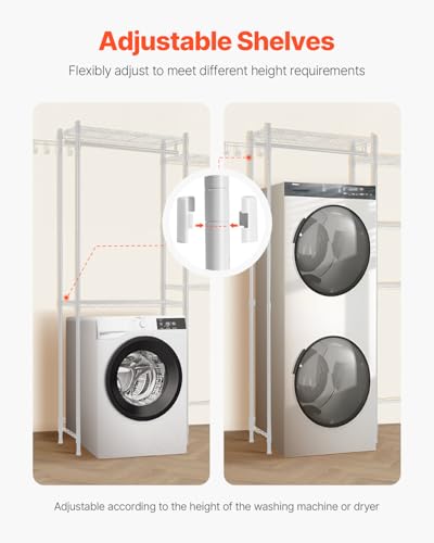 Over the Washer and Dryer Storage Shelf