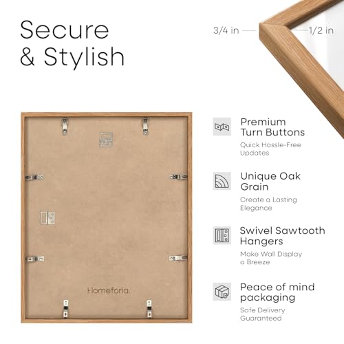 15x18 Natural Oak Diploma Frame (3 Count)