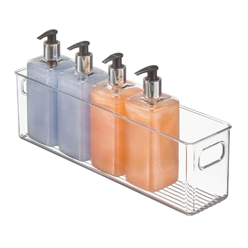 Plastic Bathroom Storage Container Bins w (8 Count)