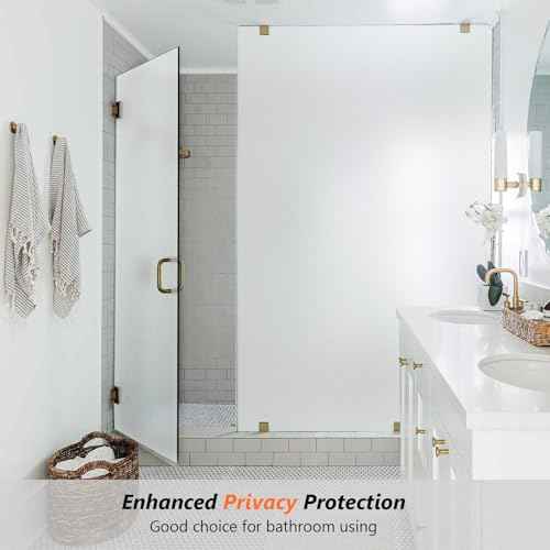 Frosted Glass Window Privacy Film with Tools