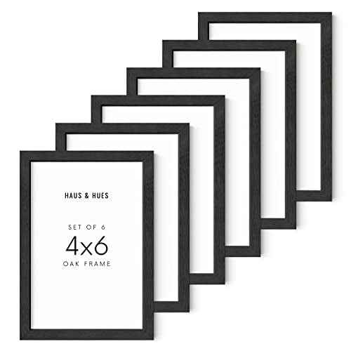 4x6 Black Oak Frame Set of 6 (6 Count)
