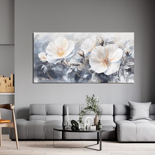 Vintage Flower Wall Art Prints Wall Art Pictures for Living Room 24" X 48"