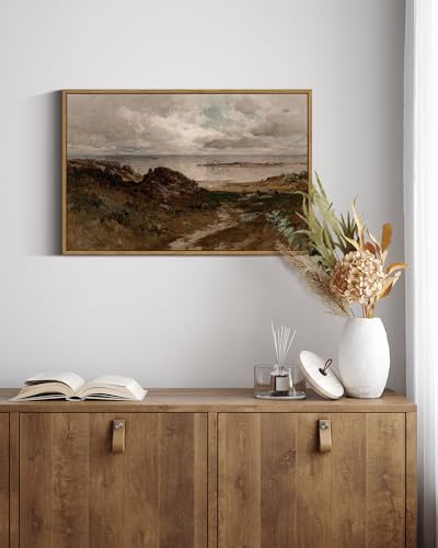 Framed Canvas Wall Art Vintage Decor