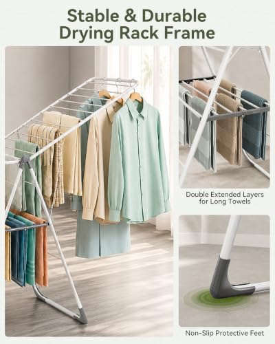 2 Tier Gullwing Clothes Drying Rack