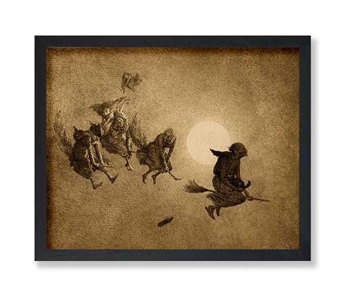 Vintage Witches Ride Poster