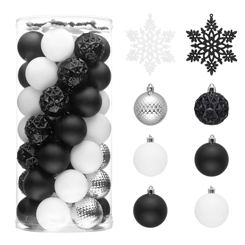Christmas Tree Decorations Ornament Set for Fall Halloween Decor (50 Count)