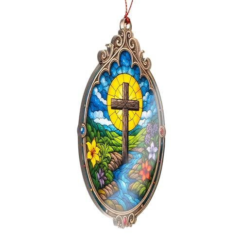 Nativity Cross Christmas Ornament 2026
