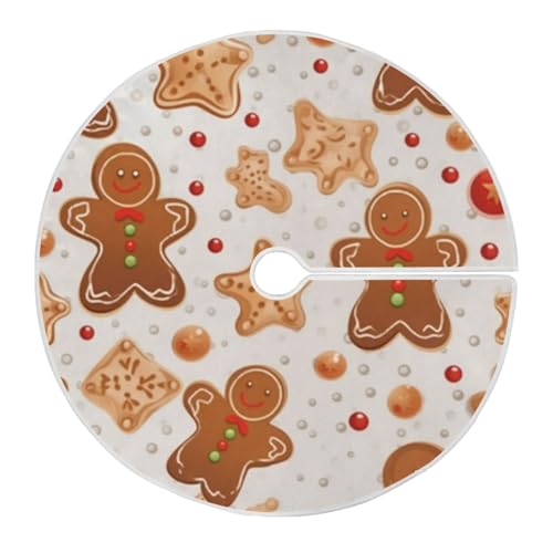 Gingerbread Christmas Tree Skirt