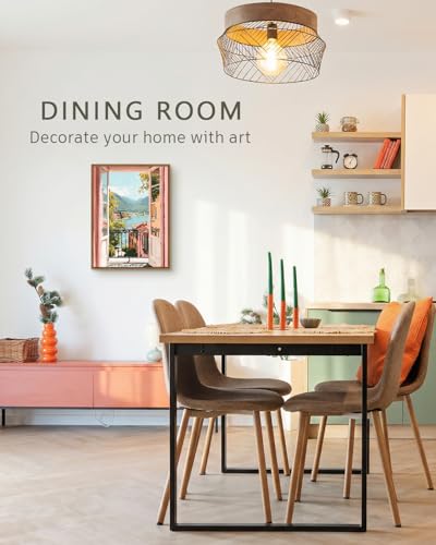 Framed Canvas Wall Art Home Decor Aesthetic for Living Room