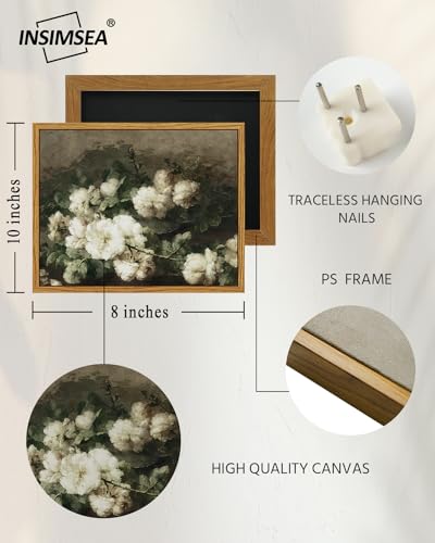 Framed Canvas Wall Art Vintage Decor
