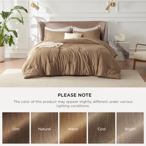 Brown Cal King Comforter Set