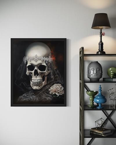 Skull Bride Unframed Poster Art Print