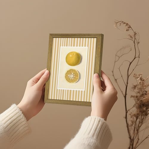 Yellow Lemon Canvas Wall Art Framed