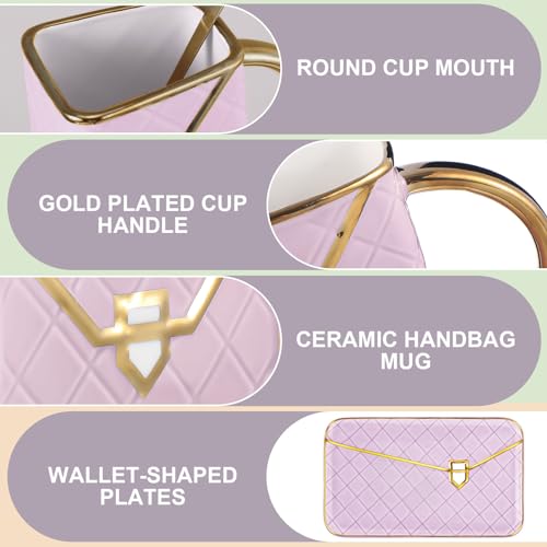 1 Set Coffee Mug Elegant Handbag Shaped Cup